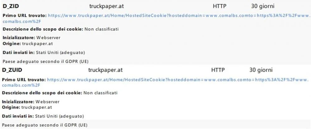Cookie per cui è richiesto il consenso stats